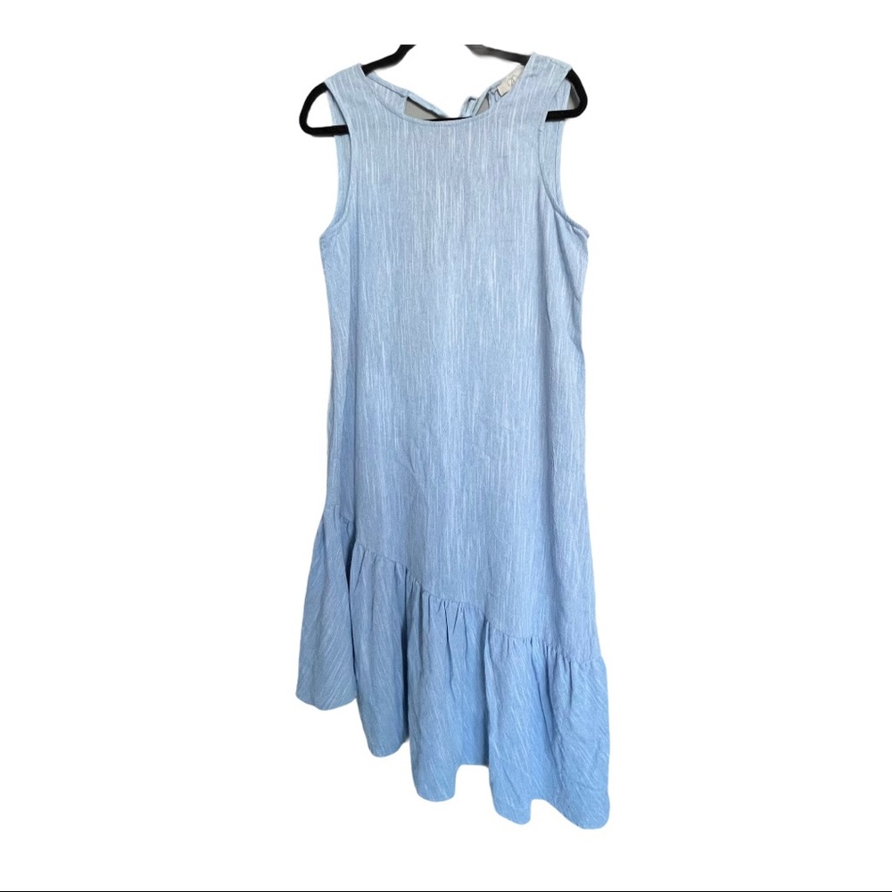 CAD light blue maxi dress Sz M sleeveless
